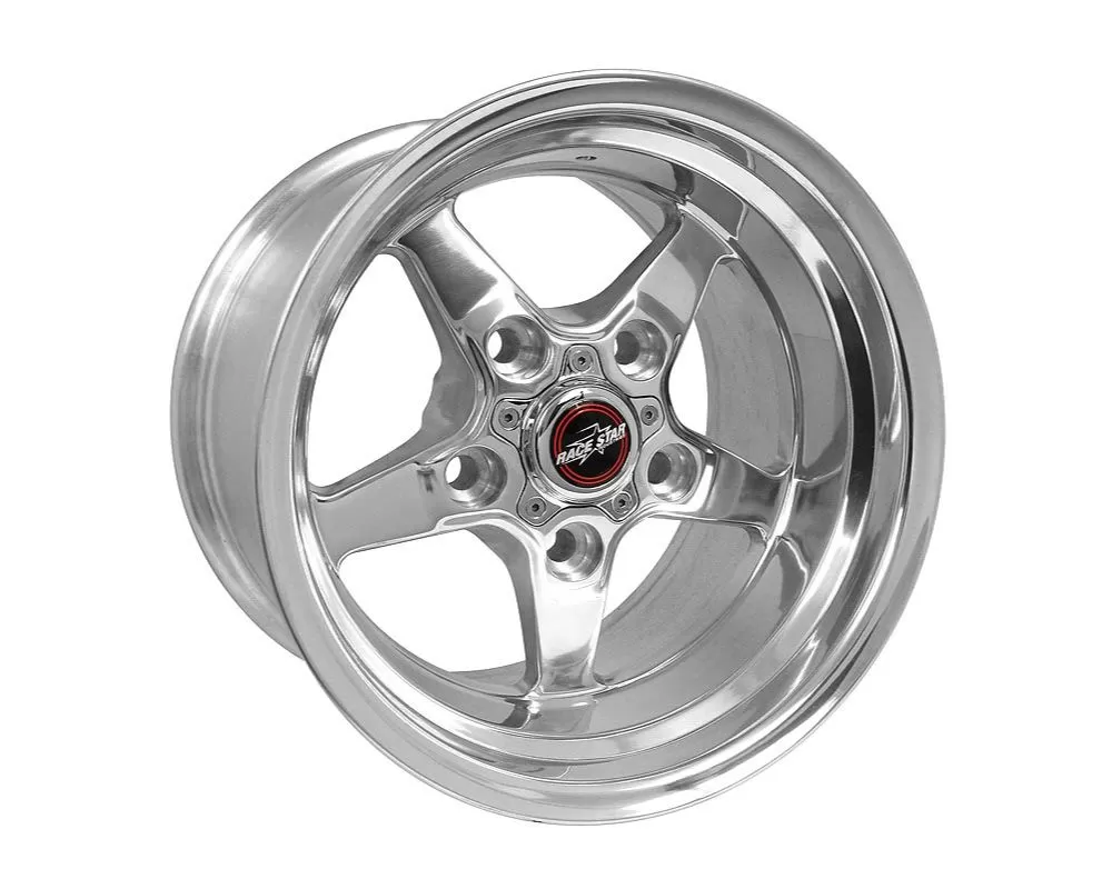 Race Star Wheels 92 Drag Star Wheel 17x10.5 5x135 9mm Polished Silver - 92-705551DP
