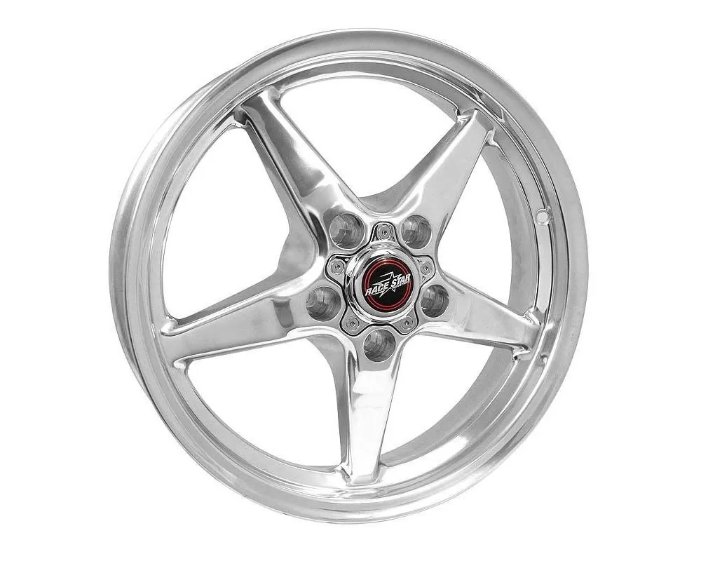Race Star Wheels 92 Drag Star Wheel 17x4.5 5x5 25.4mm Polished Silver - 92-745942DP