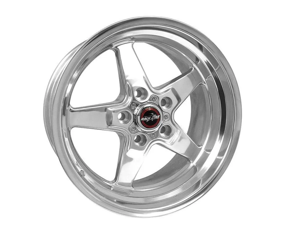 Race Star Wheels 92 Drag Star Wheel 17x9.5 5x4.75 58mm Polished Silver - 92-795254DP-58