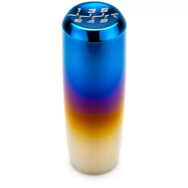 Raceseng Blue Spitfire 6 Speed Reverse Right & Down With M12X1.25MM Adapter MonoTi Shift Knob - 0882SF-08013-081102