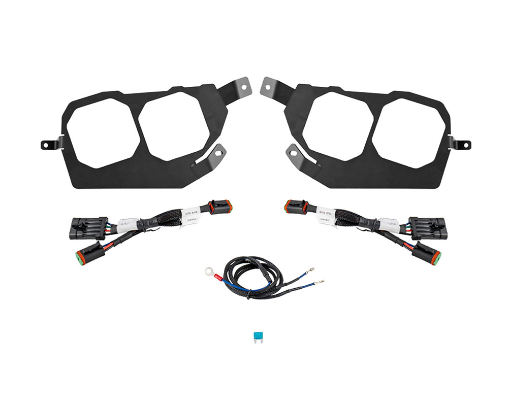 Diode Dynamics SS3 LED Headlight Mounting Bracket Kit Polaris RZR XP 1000 2014-2023 - DD7842P