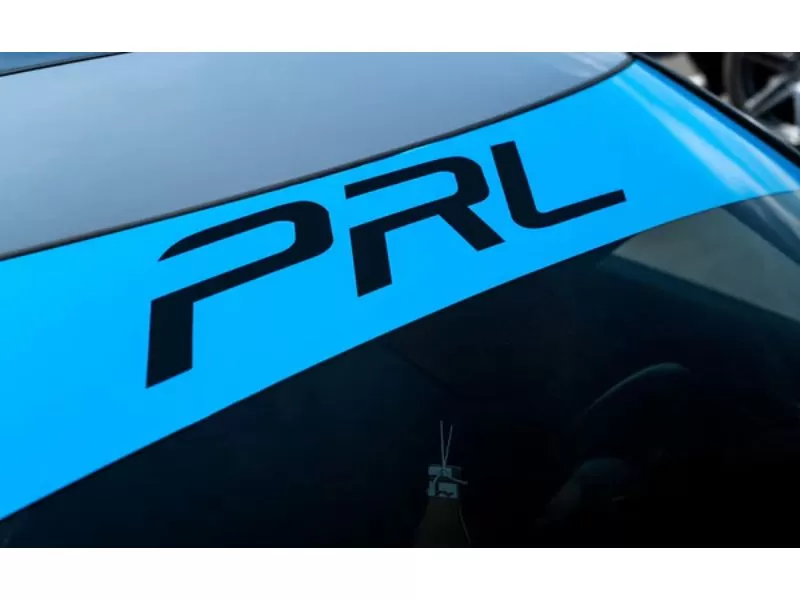 PRL Motorsports Windshield Banner Blue - PRL-VIN-MOTBAN-BLUE