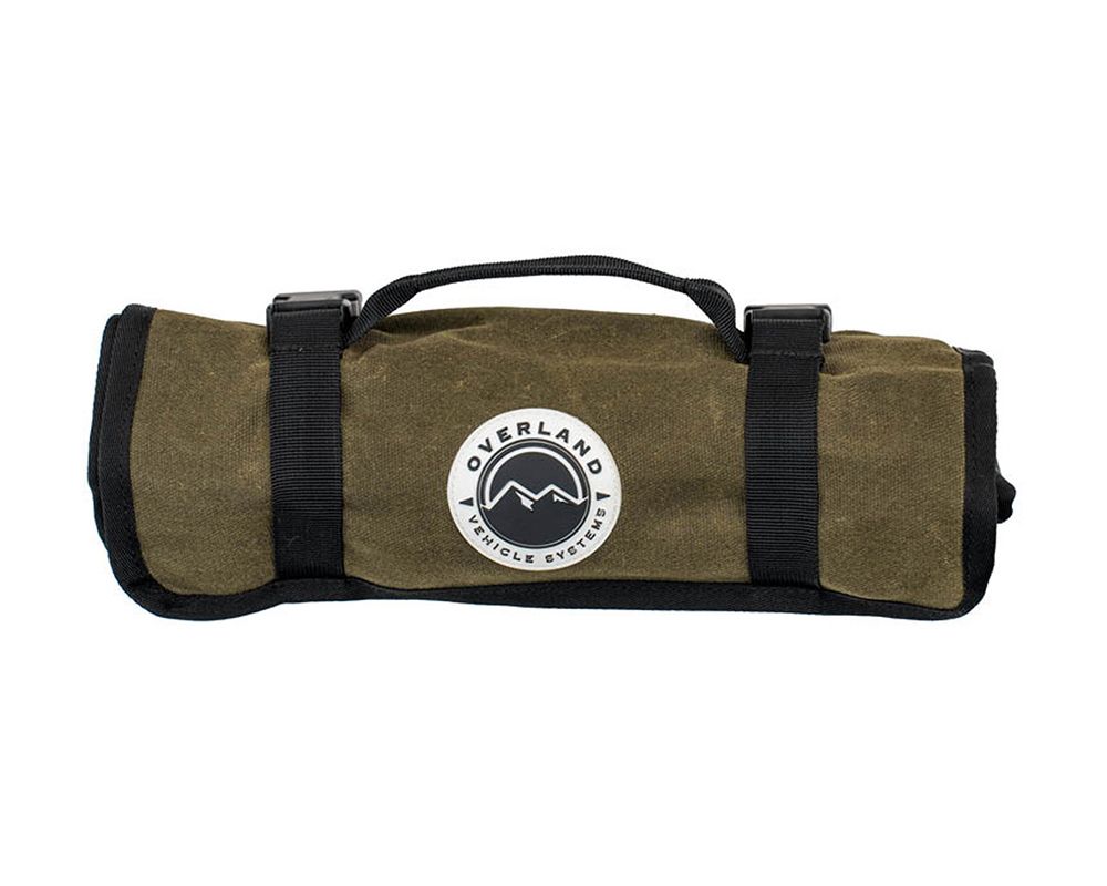 Overland Vehicle System Small Wrench Tool Roll #16 Waxed Canvas Storage Bags (12 Slots) - 21209941