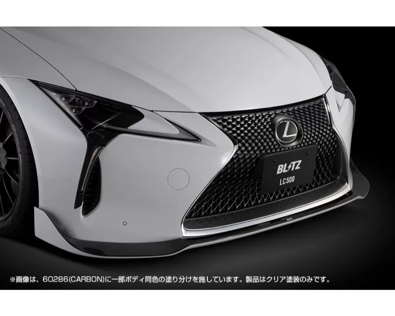 Blitz Front Lip Spoiler Sonic Titanium Lexus Lc500 Urz100 2017-2022