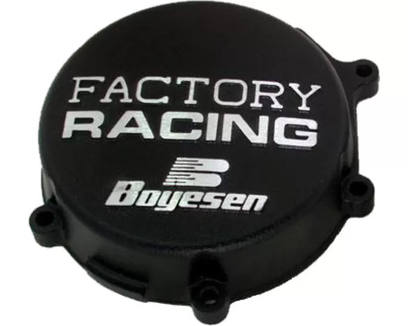 Boyesen Factory Racing Ignition Cover Black Kawasaki KX80-100 | Suzuki RM100 1990-2019 - SC-10AB