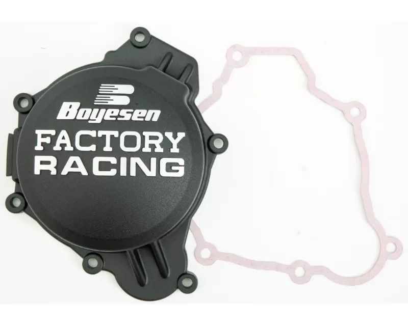 Boyesen Factory Racing Ignition Cover Black Husqvarna TE 150 | TC 125 | TE 125 | KTM 125 SX | 150 SX 2016-2019 - SC-41CB