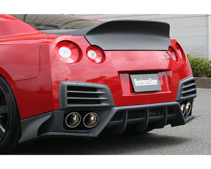 Charge Speed Frp Zenki Chuki Rear Bumper Duct Cowl Nissan Gtr R