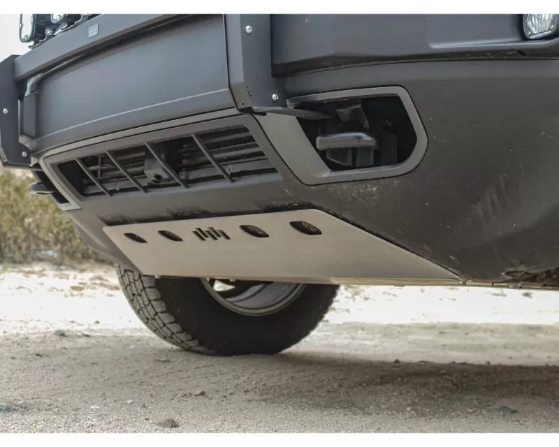 Rally Innovations light bar and skid plate installed on Bronco Sport