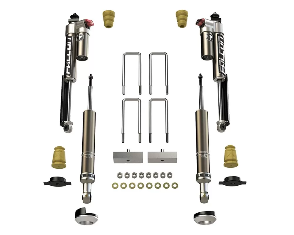 Falcon 2.25 Inch Tow/Haul Shock and Spacer Lift System Toyota Tacoma 2005+ - 08-04-32-400-100