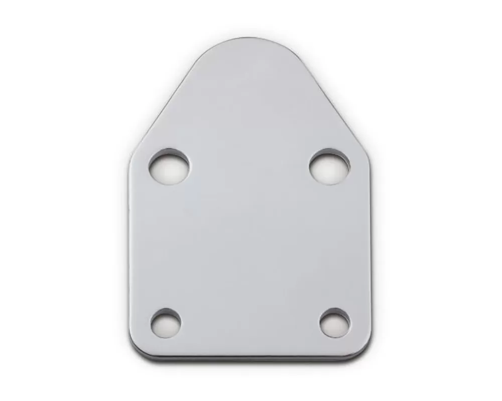 Pro Form Fuel Pump Block-Off Plate w/ Non-Asbestos Gasket Chrome Finish Chevy Small Block Gen 1 - 66106