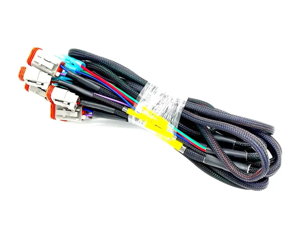 CrystaLux Triple Fog Light Wiring Harness, 4x DT 4-Pin & 2x DT 2-Pin Connectors (Diode Dynamics) - 60-DT442