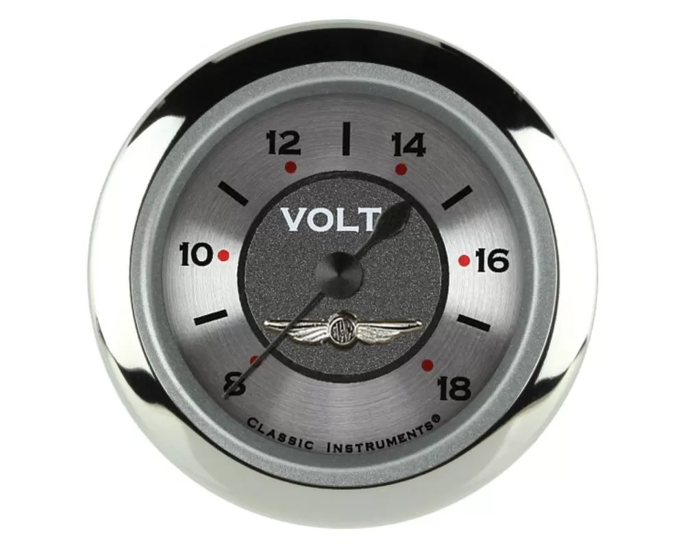 Classic Instruments All American Series 2-1/8" Voltmeter - AW130SRC