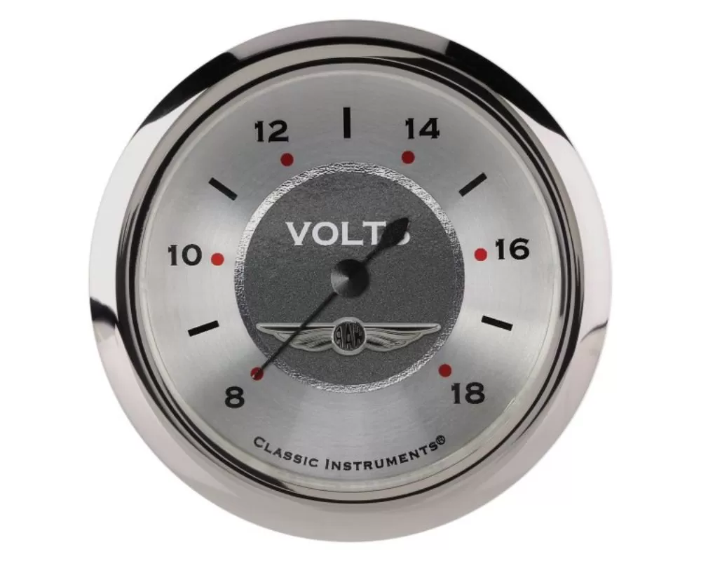 Classic Instruments All American Series 2-5/8" Full Sweep Voltmeter - AW330SRC