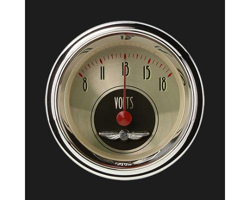 Classic Instruments All American Nickel Series 2-1/8" 8-18 V Voltmeter - AN30SLC