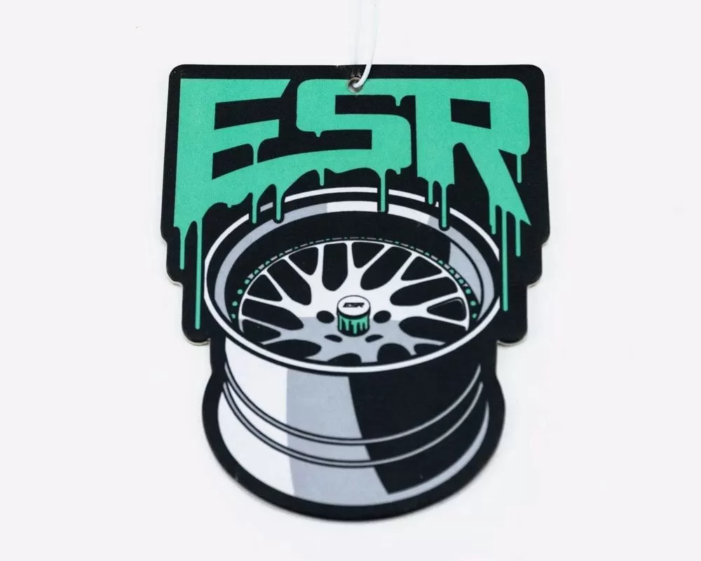 ESR Wheels Air Freshner Black Mist | Green - AIR-GRN-BLM
