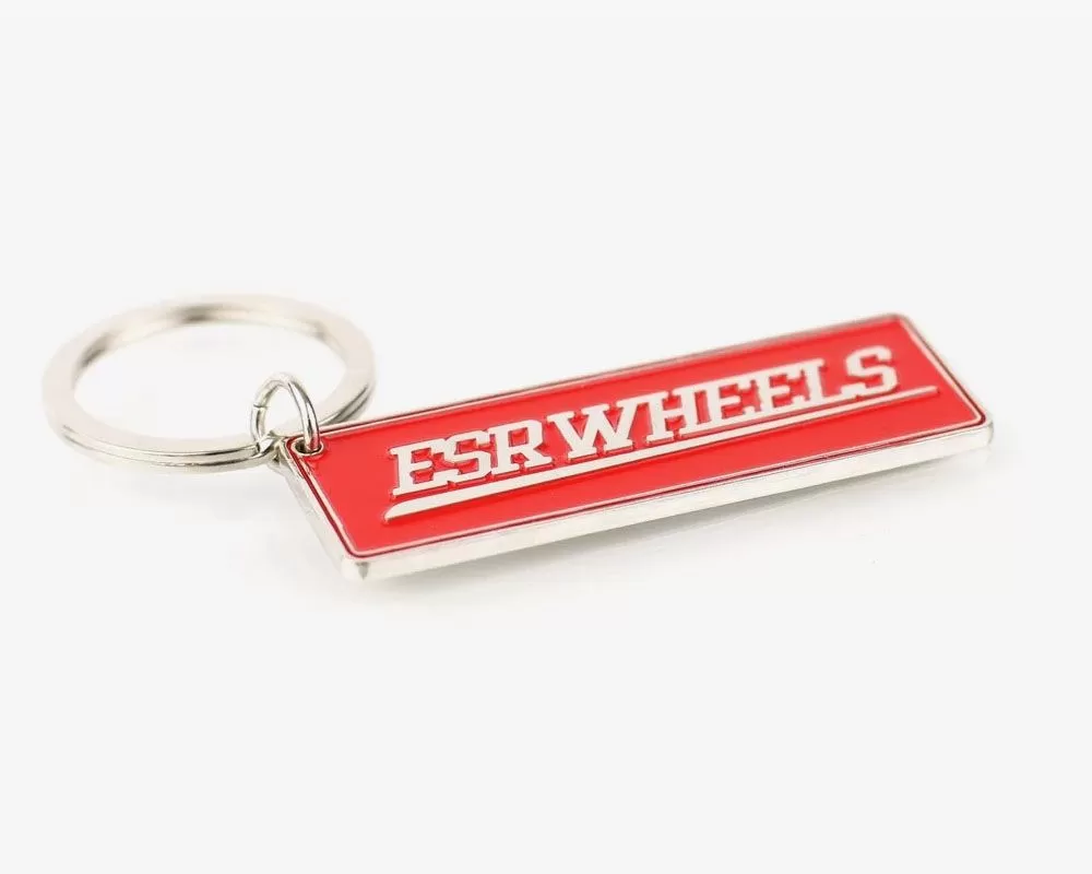 ESR Wheels Classic Key Chain Red - ESRKEY-RED