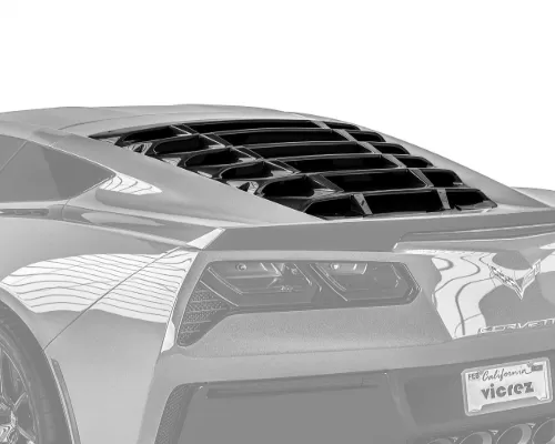 Vicrez Lv Style Rear Window Louvers Chevrolet Corvette C Vz