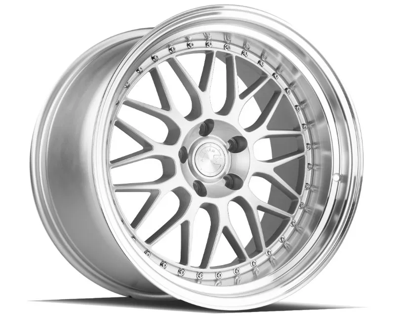 AodHan Wheels AH02 Wheel 19x11 5x114.3 22 Silver with Machined Lip - AH0219115114322SML