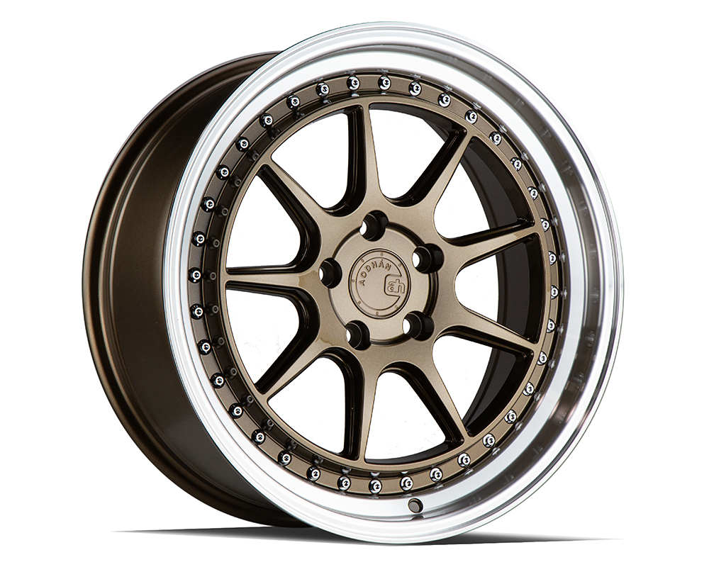 AodHan Wheels DS-X Wheels 5x114.3 18x9.5 35 Bronze w/ Machined Lip - DSX1885511435BZ