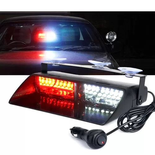 4 In 1 Red Blue Emergency Strobe Lights Police Lights With