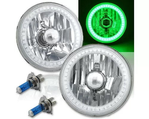 Octane Lighting 5 3/4 Inch Green SMD LED Halo Angel Eye Halogen