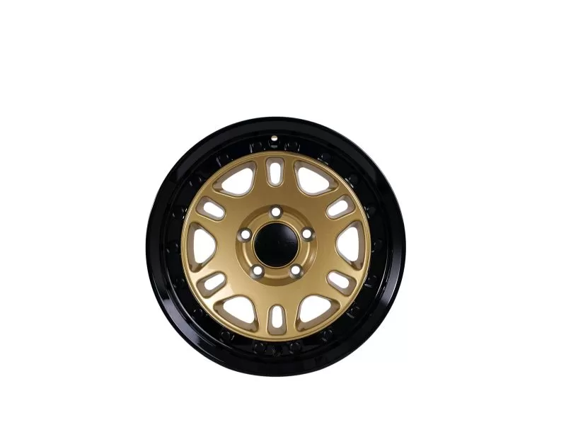 Tremor Alloy Wheels 105 Shaker Wheel 20x9 5x150 +0mm 110.5mm Hub Bore Gloss Gold with Gloss Black Lip - 105-290500GB