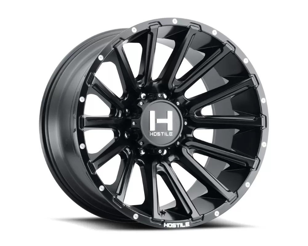 Hostile Typhoon Wheel 20x10 8x165.1 -19mm Asphalt