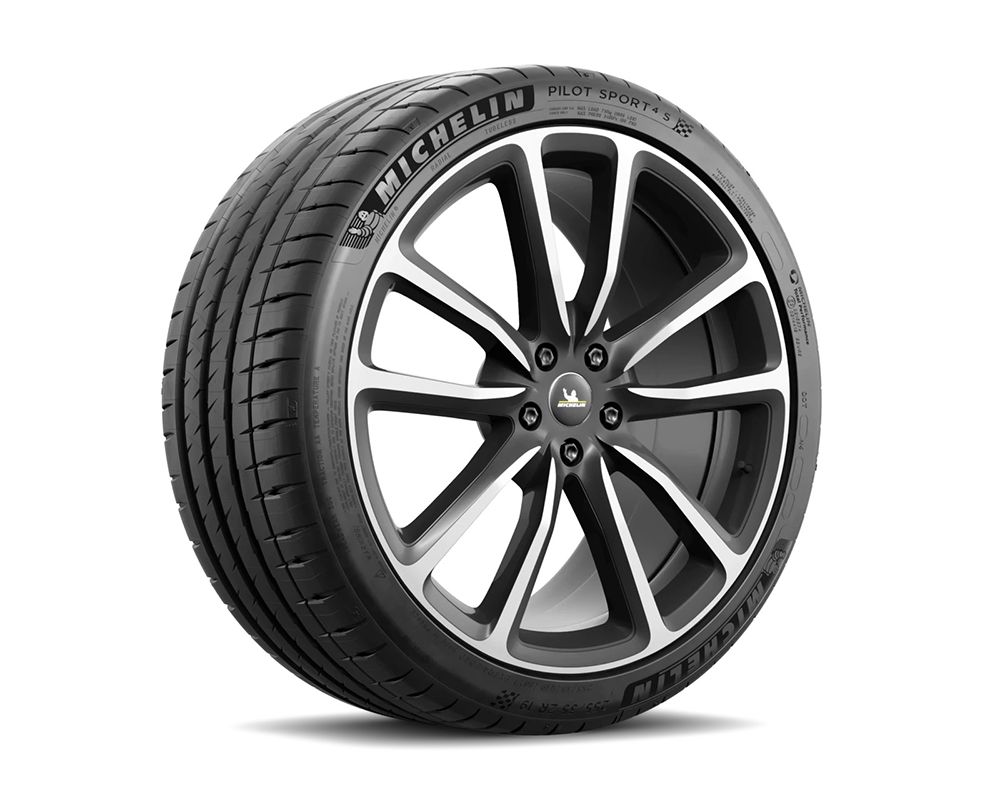 Michelin Pilot Sport 4 S Tire 295/30ZR18 98Y XL Black Side Wall - 74446