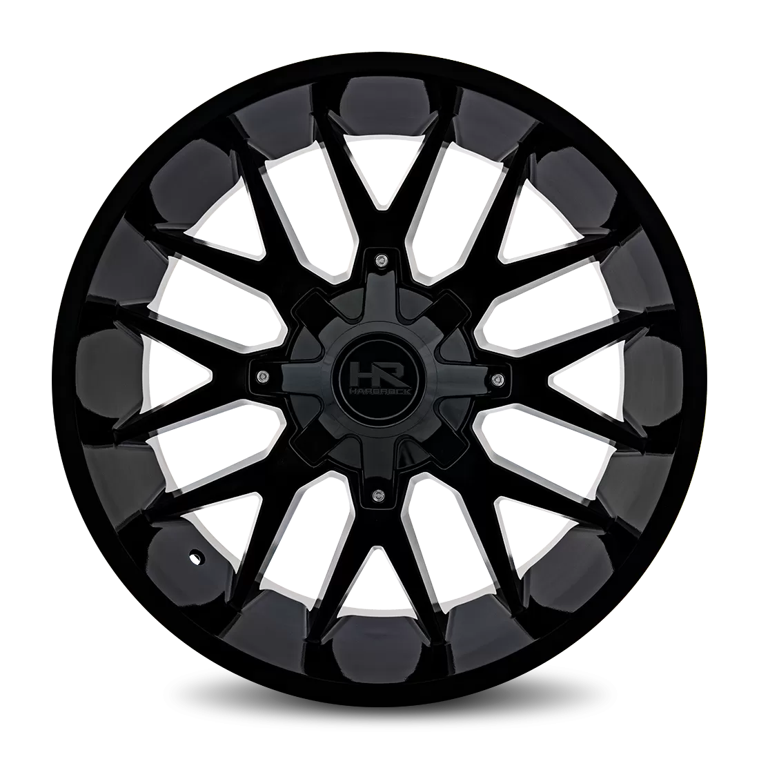 Hardrock Offroad Affliction Aluminum Wheel 22x10 5x127/139.7 -19 87 Gloss Black - H700-221052119GB