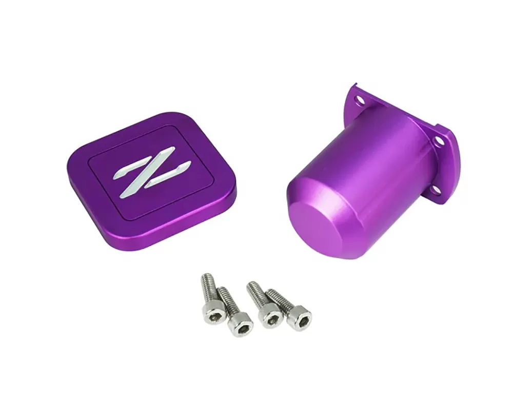 ZSPEC Design Purple Billet Aluminum Cruise Control Cap-Covers w/ Z Logo Nissan 300ZX Z32 1990-1996 - 00843612146519