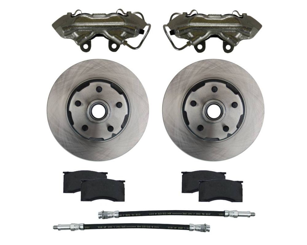 Leed Brakes 4 Piston Calipers w/ Rotors Ford Mustang 1964-1967 - CC0001RK