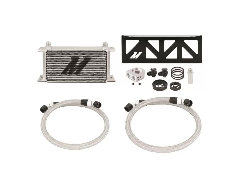 Mishimoto Silver Oil Cooler Kit Scion | Subaru | Toyota 2013+ - MMOC-BRZ-13