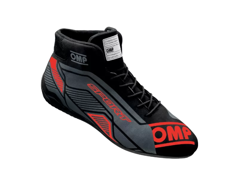 OMP Racing Black | Red OMP Sport Shoes FIA 8856-2018 MY2022 - IC0-0829-A01-073-46