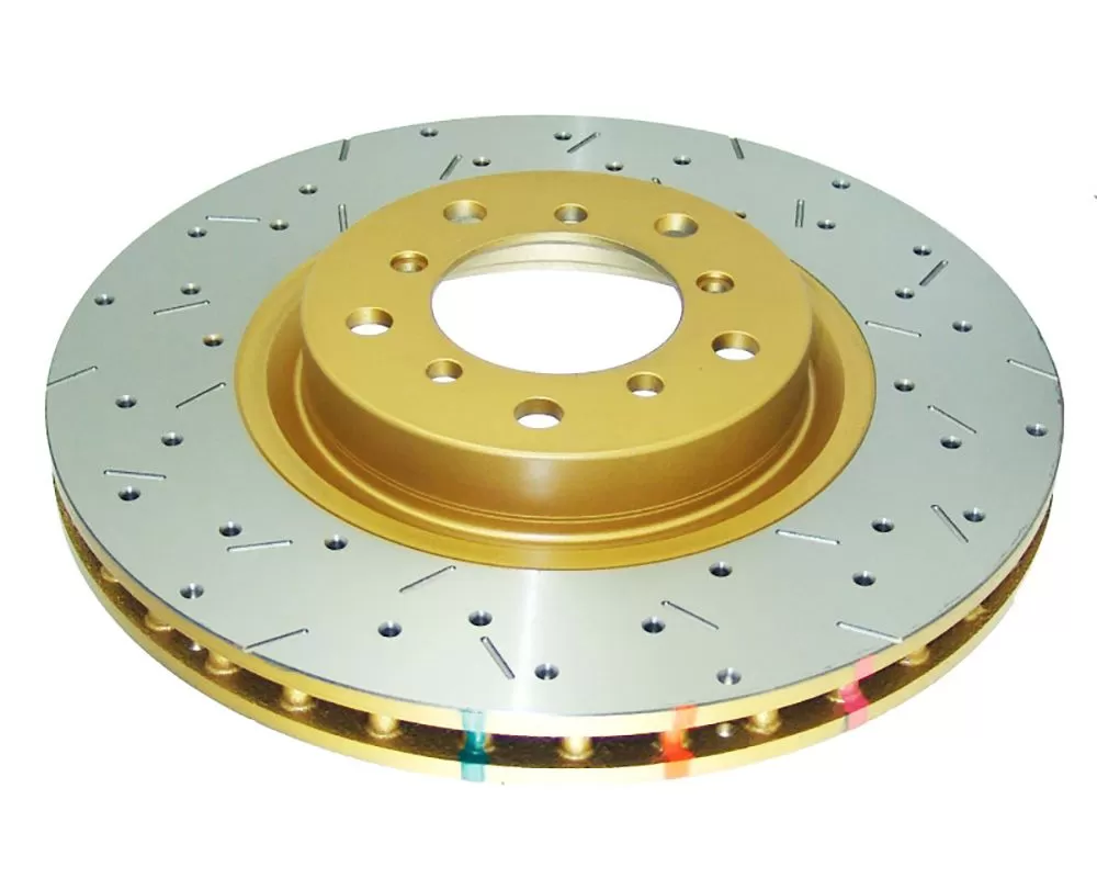 DBA 4000 Series Drilled & Slotted Front Brake Rotor BMW M3 E46 (w/325mm rotor) 2001-2007 - 42850XS