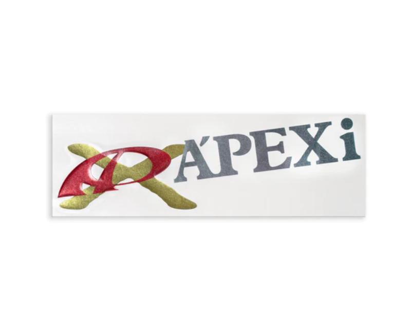 APEXi 12" Tri-Color Chrome APEX-X Decal - 601-KH17