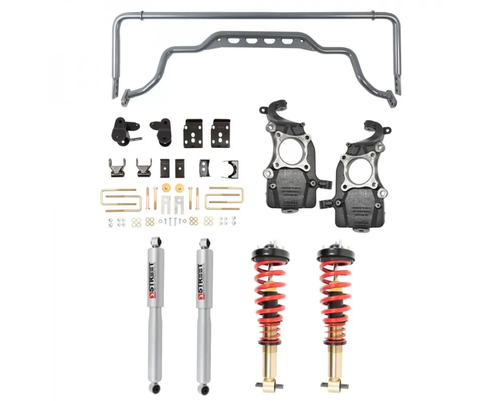 Belltech -3" to -5.5" Front & -6.5" Rear Performance Handling Kit Ford F-150 2WD 2021+ - 1051HK