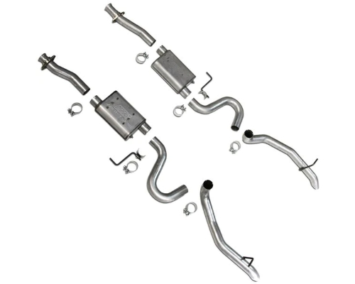 BBK Performance Parts Varitune Cat Back Exhaust Kit Ford Mustang GT 1987-1993 - 3002