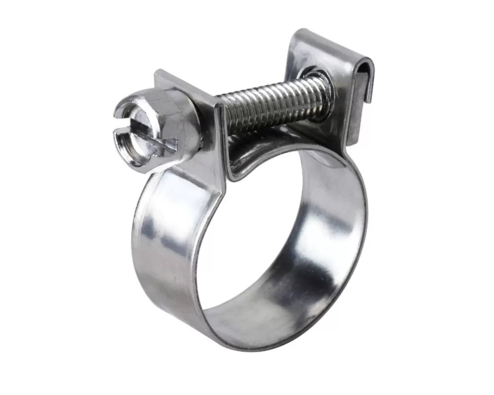 HPS Size # 13 7/16" - 1/2" (11mm - 13mm) Single Stainless Steel 1/4" Fuel Injection Hose Clamp - FIC-11