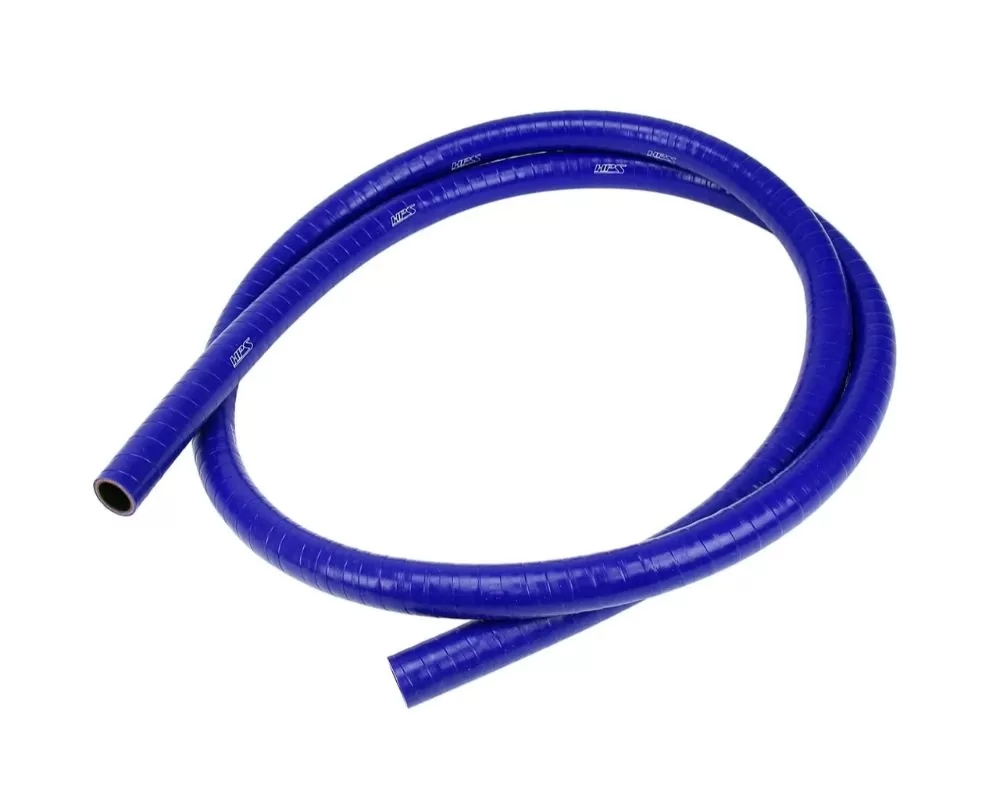 HPS 1/4inch ID 3feet Blue FKM Lined Oil Resistant High Temperature Reinforced Silicone Hose - FKM-3F-025-BLUE