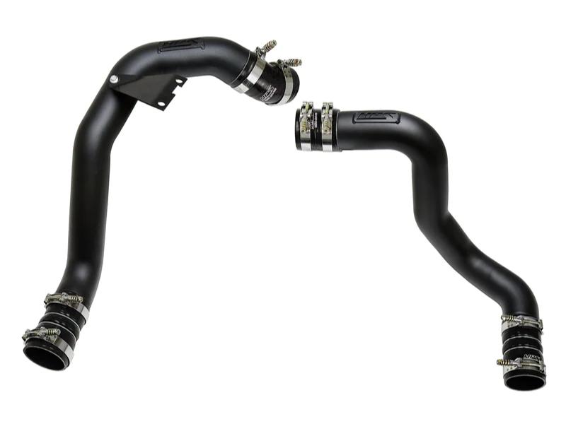 HPS Black Hot & Cold Side Charge Pipe with CAC Hose Intercooler Boots Ford F250 | F350 | F450 | F550 Superduty 2003-2007 - 17-145WB