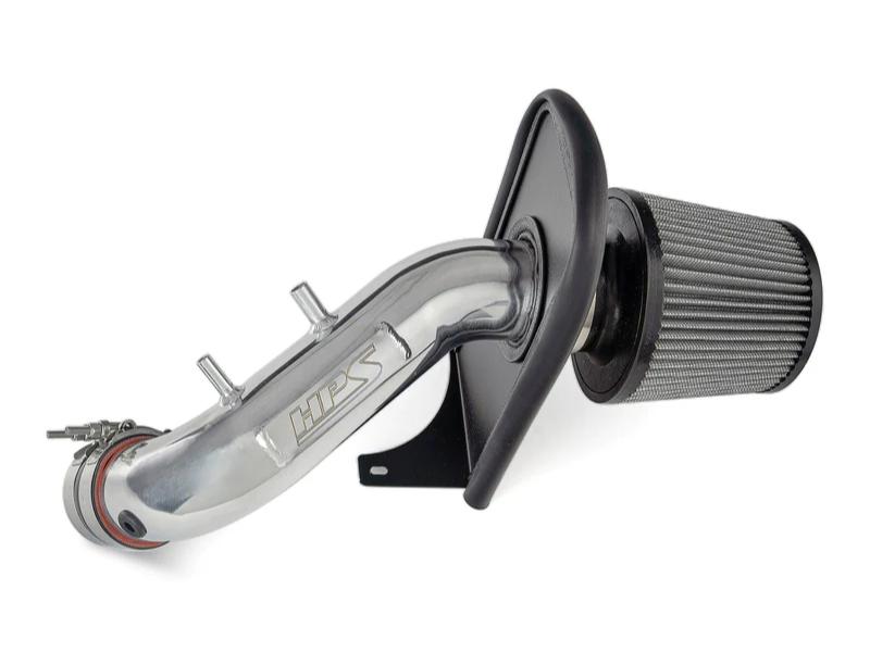 HPS Performance Polished Air Intake Kit with Heat Shield Acura TSX 2.4L 2004-2008 - 827-737P