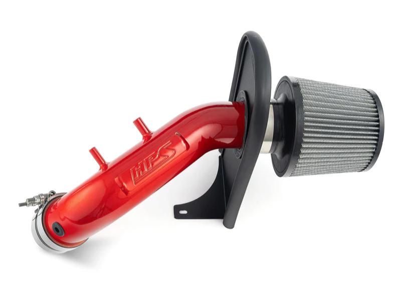 HPS Performance Red Air Intake Kit with Heat Shield Acura TSX 2.4L 2004-2008 - 827-737R