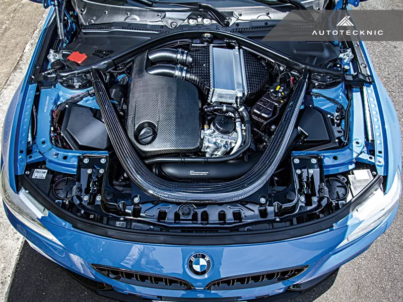 Auto Tecknic Matte Carbon Fiber Engine Cover BMW F82 M4 15-20 - BM-0401