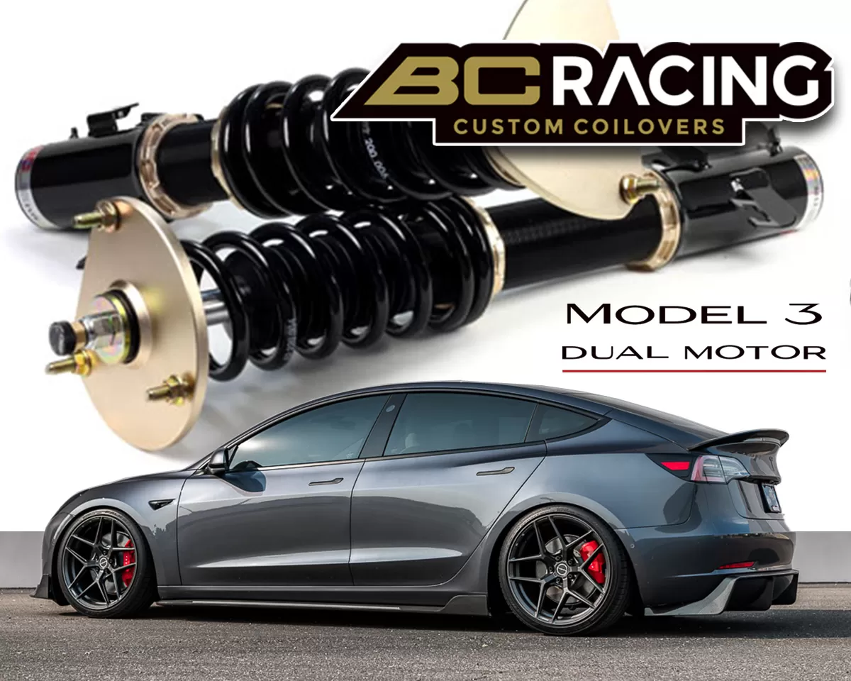 BC Racing BR Series Coilovers Tesla Model 3 AWD 2018-2021