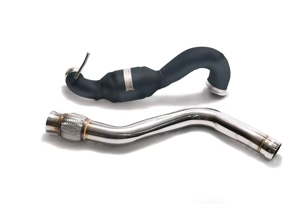 ARMYTRIX Ceramic Coated Sport Cat-Pipe w/200 CPSI Catalytic Converters and Link Pipe Mercedes-Benz A-Class | CLA-Class | GLA-Class AMG 2014-2019 - MBA45-CDC
