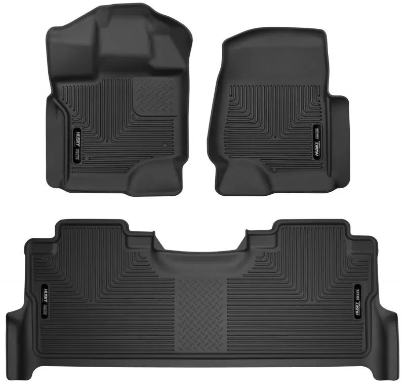 Husky Liners Front & 2nd Seat Floor Liners Ford F-150 Front and Rear 2021-2022 - 53468