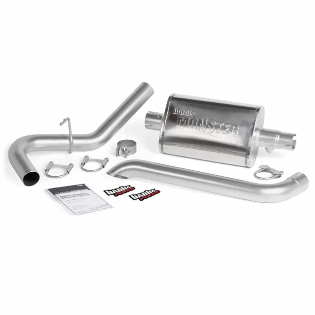 Banks Power Turndown Single Exit Monster Exhaust System Jeep Cherokee 4.0L1987-2001 - 51360