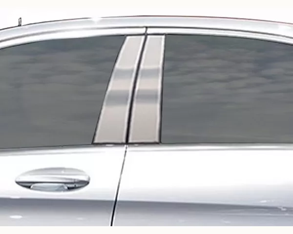 Quality Automotive Accessories 4-Piece Stainless Steel Pillar Post Trim Mercedes C Class 4-Door Sedan C300 C400 only 2015-2021 - PP15081