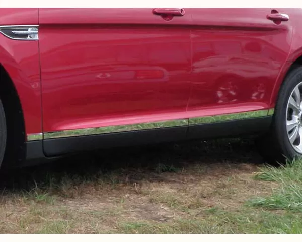 Quality Automotive Accessories 8-Piece Stainless Steel Rocker Panel Trim Lower Kit Ford Taurus 4-Door Sedan 2010-2019 - TH50490