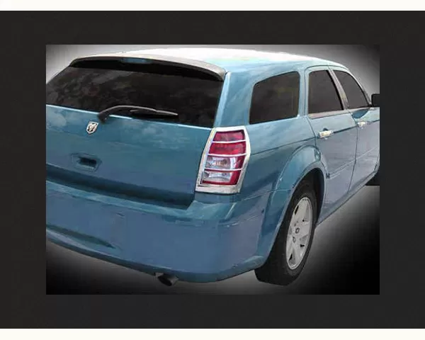 Quality Automotive Accessories 2-Piece Chrome Plated ABS plastic Tail Light Bezels Dodge Magnum 4-Door Wagon 2005-2008 - TL45920